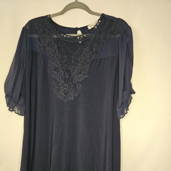 💙 Emma & Olive Lace Detail Top – 3X 💙 - Picture 1 of 1